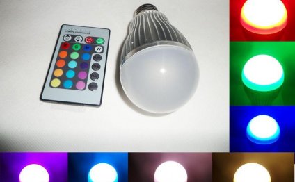 Change RGB LED Light Bulb
