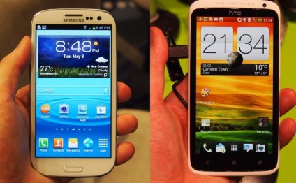 Samsung Galaxy S3 and HTC One