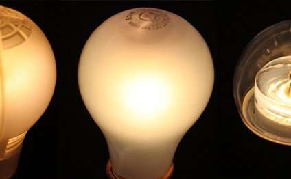 LED light bulbs compared to