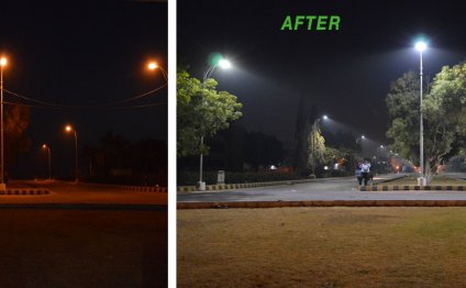 LED Shoeboxes - Before & After