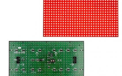 Red LED Display Module Board