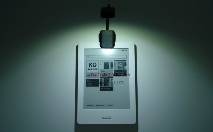 LED eBook Reader Light clip