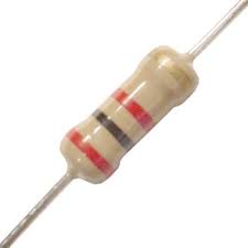 A resistor utilized for LED current-limiting