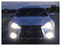 How Lexus GS350 Looks w/ Light-emitting Diode Fog