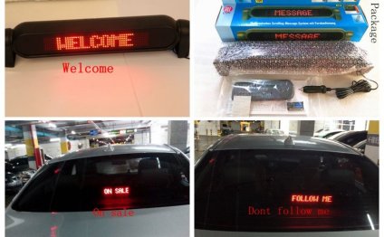 LED Moving message display board