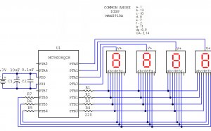 4 Digit LED display