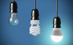 CFL and LED bulbs