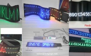 Flexible LED display