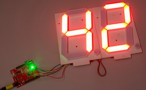 Large 7 segment LED display