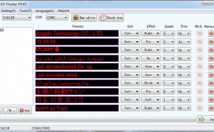 Led display board software