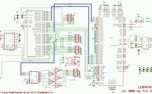 LED matrix display Driver