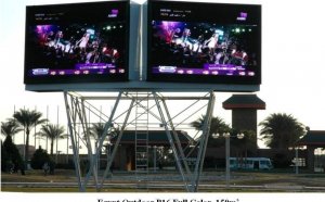 Outdoor LED display boards