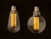 Clear LED light bulbs