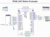 RGB LED matrix display