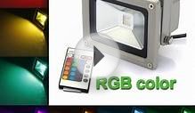 10W RGB 900LM RGB Color Changing Outdoor LED Flood Light