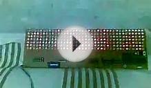 38x7 LED dotmatrix display