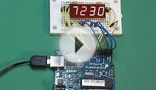 Arduino Multiplexing a 4 Digit 7 Segments Led Display