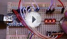Arduino Nano with 7-segment 3-digit vintage LED Display