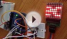 Arduino SbS Preview - MAX7219 with 8x8 LED matrix display