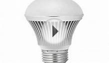 collection of E27 5W cool white LED bulbs