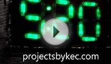 DIY Large LED Lit Seven Segment Display