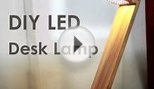DIY LED Desk Lamp w/ Strip Lights