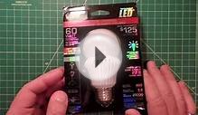 Feit A19 LED Lightbulb, "60w" Teardown and Review