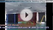 Flexible LED Video Display / Soft LED Vision Curtain Panel