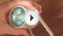 How To Replace Track Light Halogen Bulb MR16