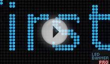 LED Banner Pro - The free dot-matrix text display app for