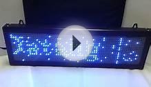 LED Moving Message Display