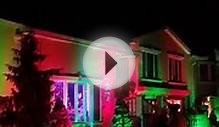 Musical Christmas LED light display at Casa bruno