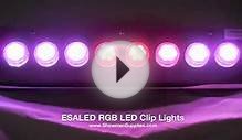 RGB LED Clip Lights from Showmen Supplies