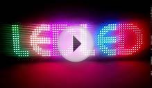 seven color led display. led display boards delhi india