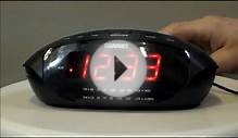 Sonnet R-1634 Large Display LED Alarm Clock Radio w/ Two