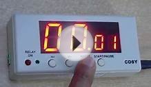 Stopwatch LED Clock Display