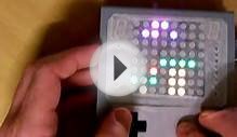 Super Mario Bros on an 8x8 RGB LED matrix display using a