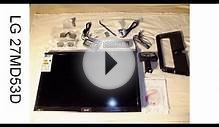 UNBOXING LG 27MD53D PZ 3D IPS LED PERSONAL TV