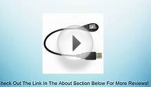 USB White LED Light Flexible Gooseneck Reading Lamp Black